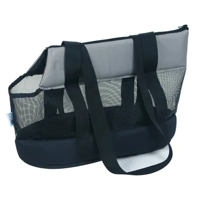 IntiMeg Sac de transport pliable en maille pour chat et chien