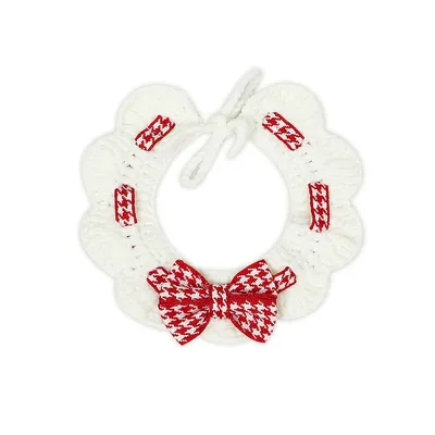 IntiMeg Collier tricoté pour animal de compagnie