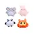 IntiMeg Jouets bruyants pour chats - Souris, lapin, panda, hibou