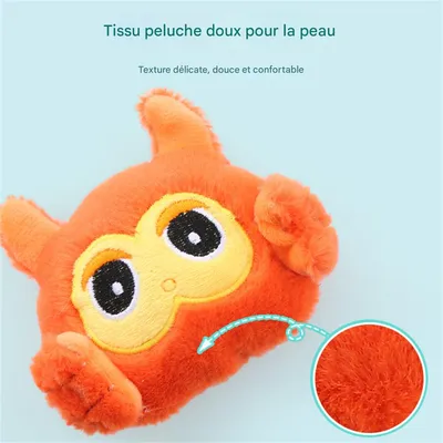 IntiMeg Jouets bruyants pour chats - Souris, lapin, panda, hibou