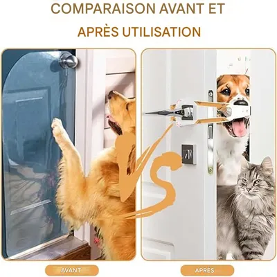 IntiMeg 2PCS Butée de porte pour chat,31.5cm