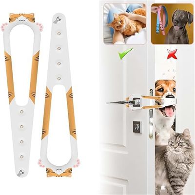 IntiMeg 2PCS Butée de porte pour chat,31.5cm