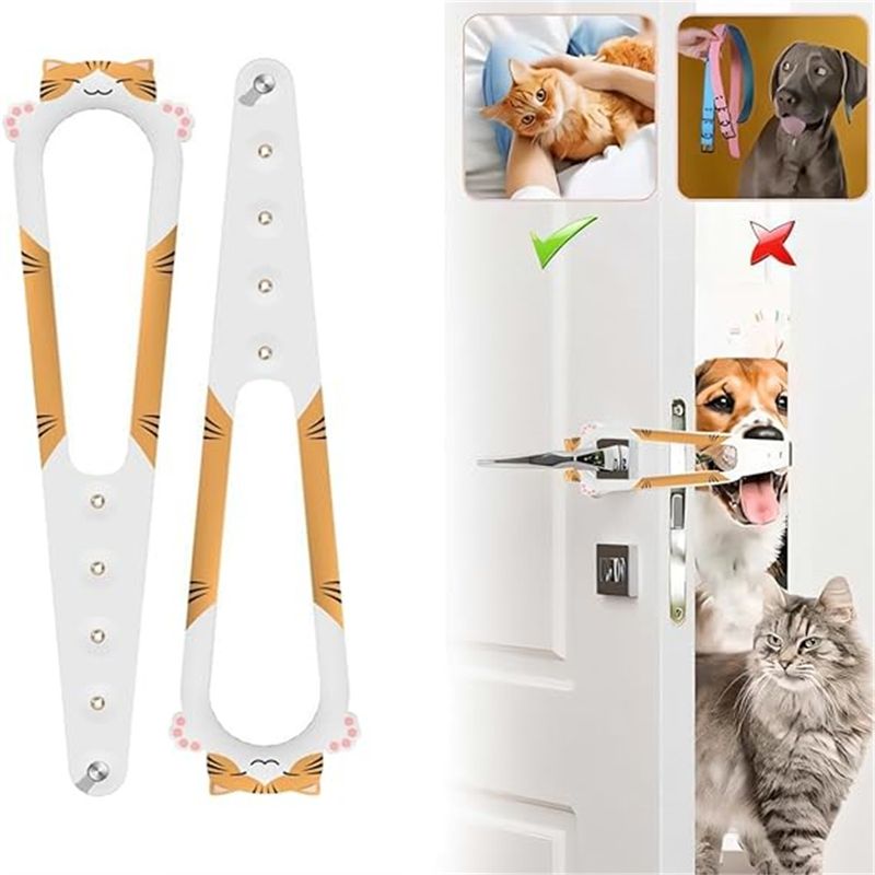 IntiMeg 2er-Set Türstopper für Katzen, 31,5 cm