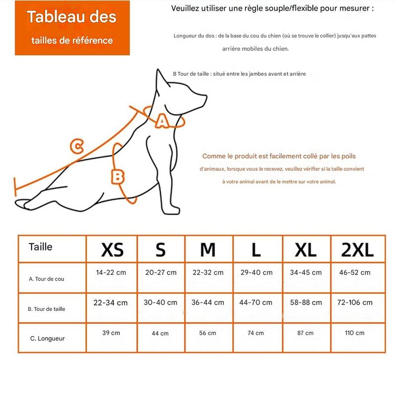 IntiMeg Sac de récupération pour animaux paralysés