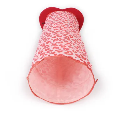 IntiMeg Tunnel de jeu pour chat Red Love