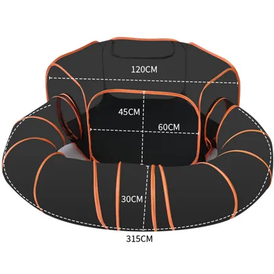 IntiMegTunnel de jeu extérieur  2 en 1