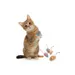 FurryFusion Jouets en forme de souris à l'herbe à chat