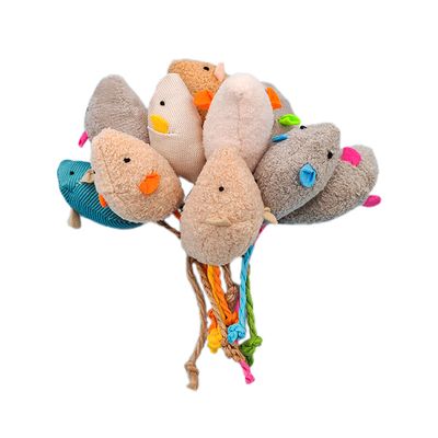 FurryFusion Jouets en forme de souris à l'herbe à chat