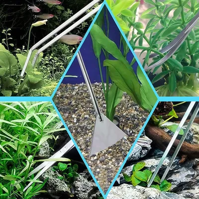 FurryFusion Kit d'Outils pour Aquarium - 5 Pièces