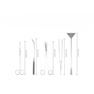 FurryFusion Kit d'Outils pour Aquarium - 5 Pièces