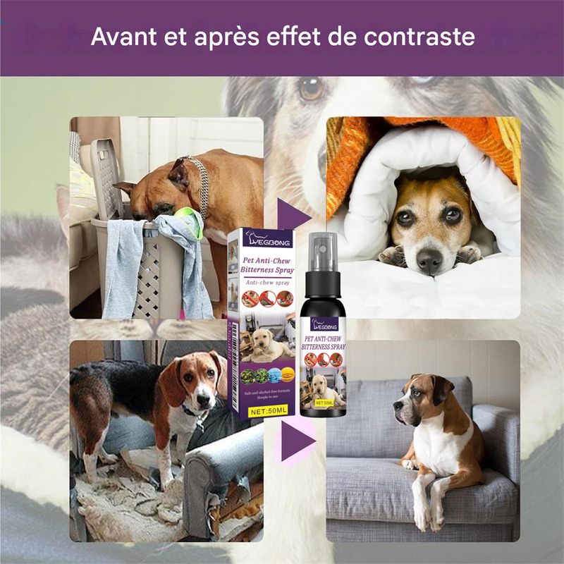 FurryFusion Spray anti-griffures pour animaux
