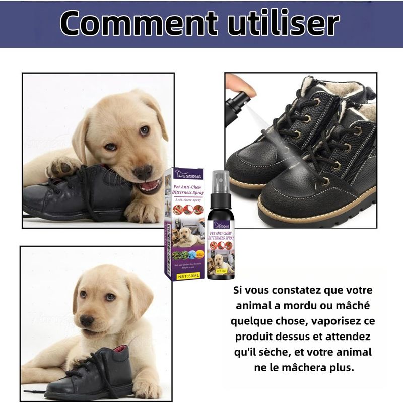 FurryFusion Spray anti-griffures pour animaux