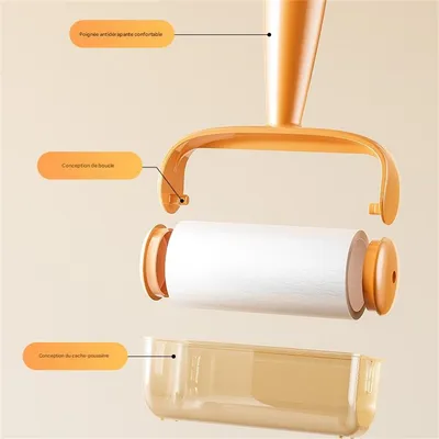 FurryFusion Rouleau épilateur collant pour animaux de compagnie FurryFusion Rouleau épilateur collant pour animaux de compagnie