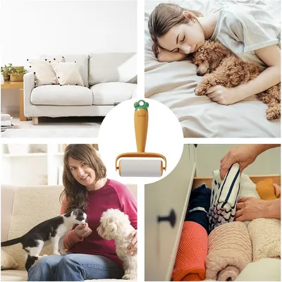 FurryFusion Rouleau épilateur collant pour animaux de compagnie FurryFusion Rouleau épilateur collant pour animaux de compagnie