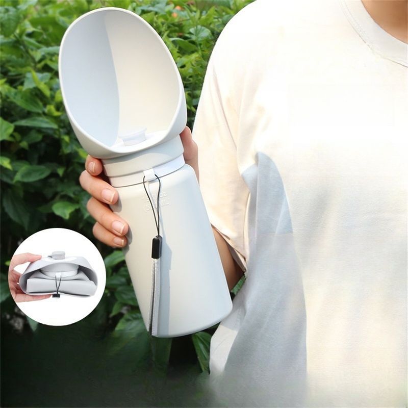 FurryFusion - Bouteille d'eau portable de 550 ml Silicone
