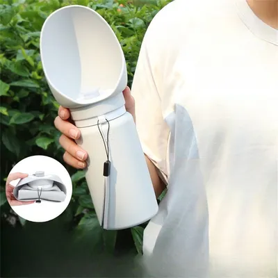 FurryFusion - Bouteille d'eau portable de 550 ml Silicone