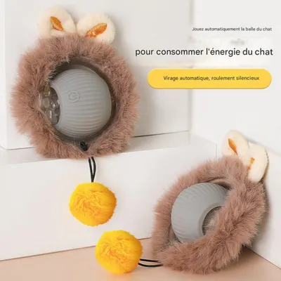 FurryFusion Bille interactive électrique pour chat