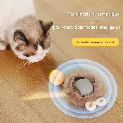 FurryFusion Bille interactive électrique pour chat