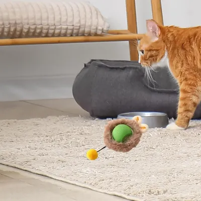 FurryFusion Bille interactive électrique pour chat