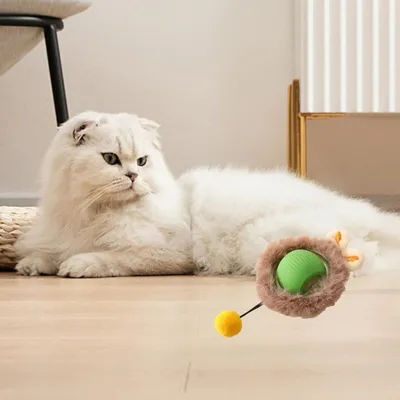 FurryFusion Bille interactive électrique pour chat