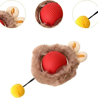 FurryFusion Bille interactive électrique pour chat