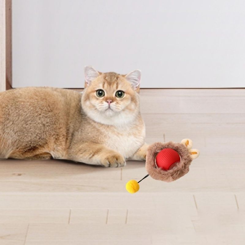 FurryFusion Bille interactive électrique pour chat
