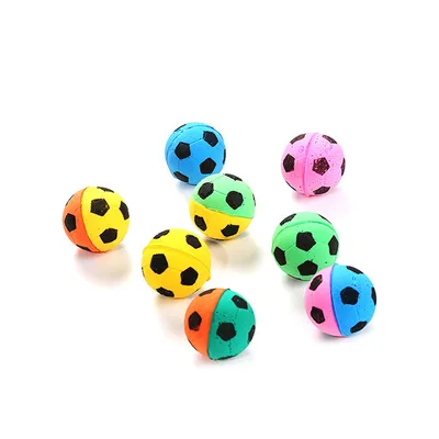 FurryFusion Lot de 10 Balles en Mousse pour Chat