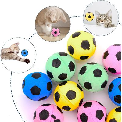 FurryFusion Lot de 10 Balles en Mousse pour Chat