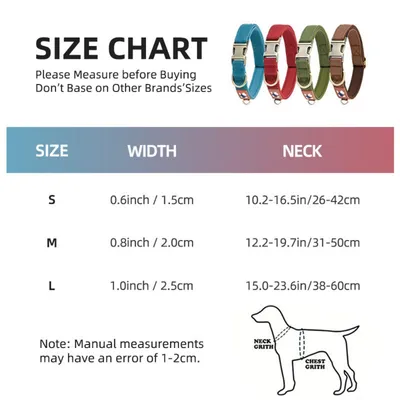 FurryFusion Collier en coton - lin pour chien