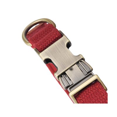 FurryFusion Collier en coton - lin pour chien