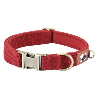 FurryFusion Collier en coton - lin pour chien