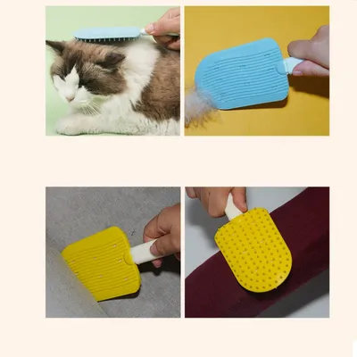 FurryFusion Peigne pour animaux en forme de glace