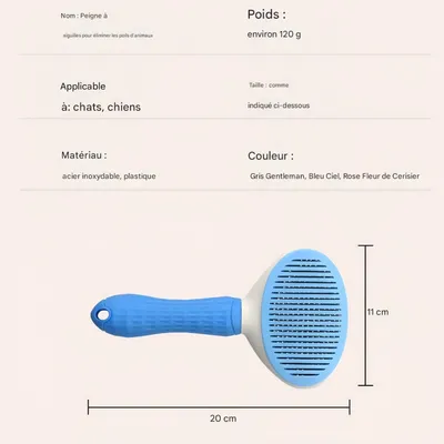 FurryFusion Peigne pour chat et chien