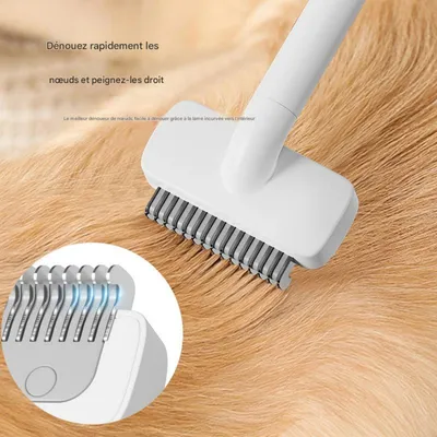 FurryFusion Peigne pour animaux de compagnie - élimine les poils morts