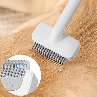 FurryFusion Peigne pour animaux de compagnie - élimine les poils morts