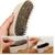 FurryFusion Brosse courbée en bois pour animaux de compagnie