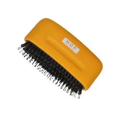 FurryFusion Brosse courbée en bois pour animaux de compagnie