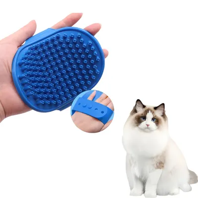 FurryFusion Brosse en silicone pour animaux de compagnie