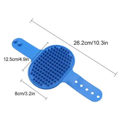 FurryFusion Brosse en silicone pour animaux de compagnie
