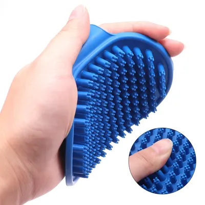 FurryFusion Brosse en silicone pour animaux de compagnie