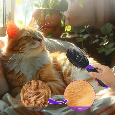 FurryFusion Lot de 2 outils de toilettage pour chien