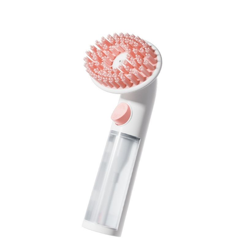 FurryFusion Brosse de bain pour animaux de compagnie à long manche