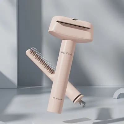 FurryFusion Peigne pour animaux de compagnie, 3 en 1