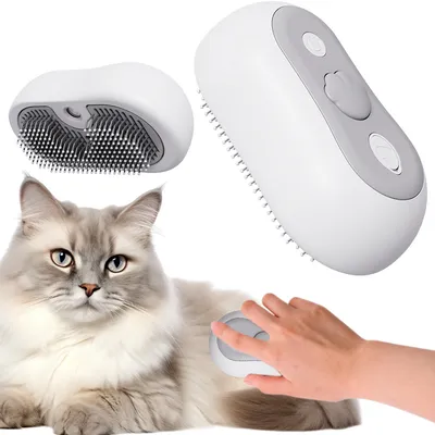 FurryFusion Brosse vapeur pour chat