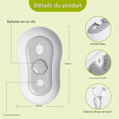 FurryFusion Brosse vapeur pour chat