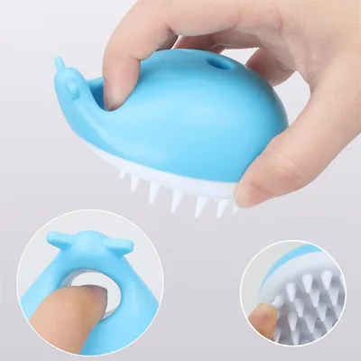 FurryFusion Lot de 2 brosses de bain pour chien et chat