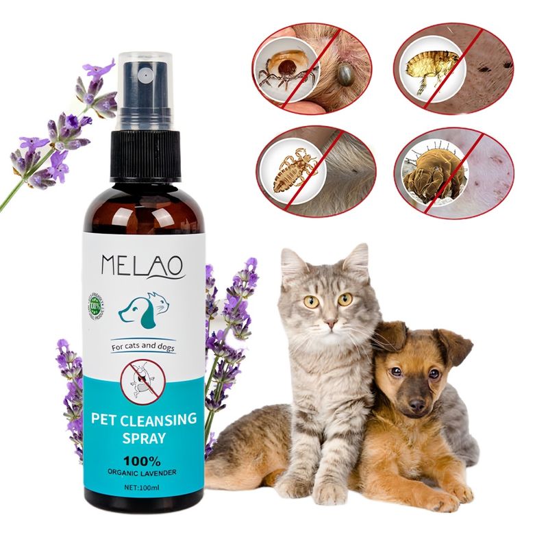 FurryFusion Spray antipuces pour chien et chat