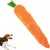FurryFusion Jouet en peluche pour chien en forme de carotte-75cm
