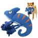 FurryFusion Chameleon Plüschspielzeug für Hunde