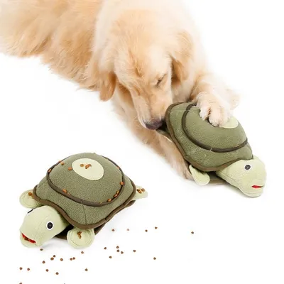 FurryFusion Jouet en peluche pour chien en forme de tortue FurryFusion Jouet en peluche pour chien en forme de tortue